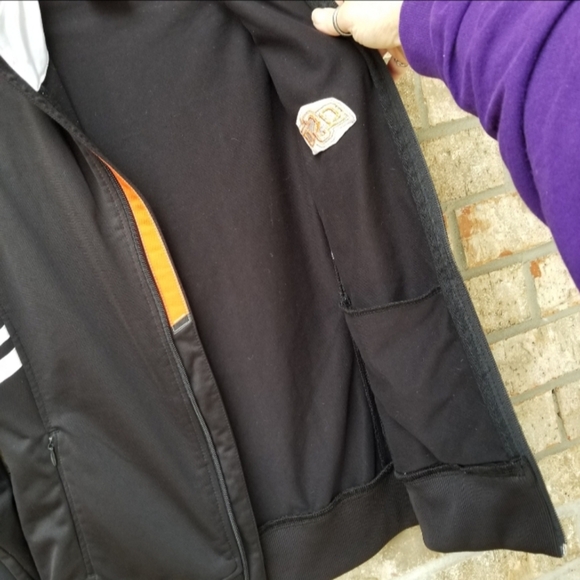 Oklahoma State Cowboys BLACK embroidered zip-up Jacket (Size SM) Coat - Picture 6 of 9